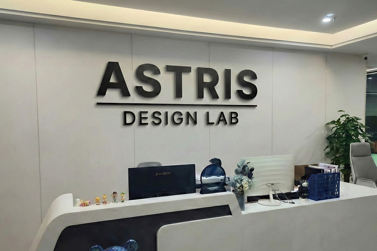 ASTRIS Design Lab - Our creative workspace where every piece begins its journey