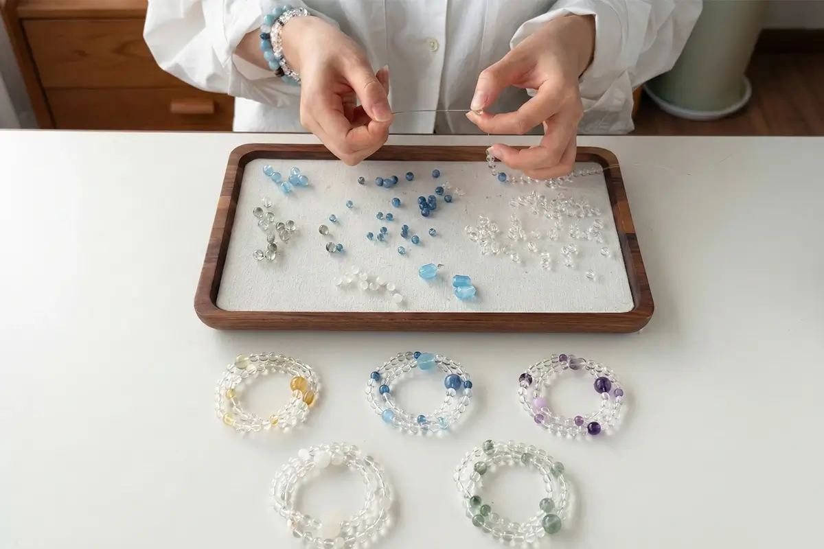 Handcrafted artisan jewelry with meticulous attention to detail